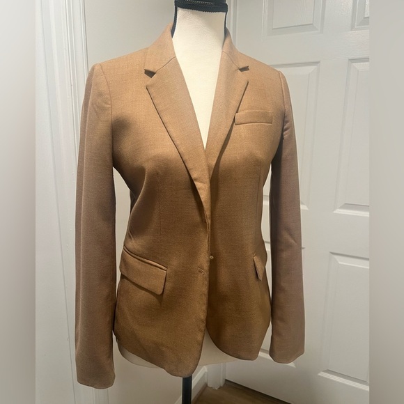 Women’s J.Crew Camel Blazer — Size 2 — Gold Buttons | Perfect Exterior ✨ - Picture 7 of 17